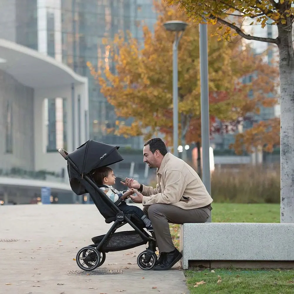 NUNA TRVL LX Compact Stroller - Caviar - Image 13