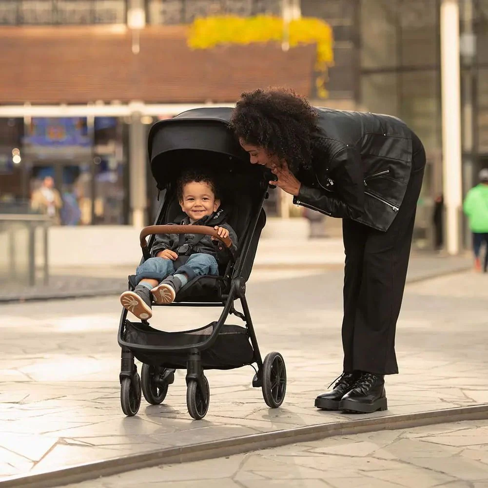 NUNA TRVL LX Compact Stroller - Caviar - Image 14