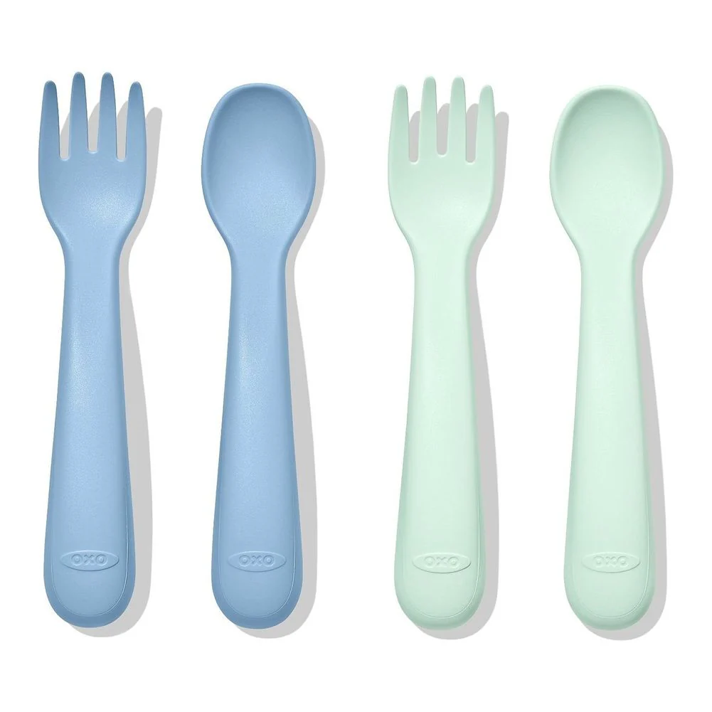 OXO Tot 4-Piece Spoon & Fork Training Set - Image 2