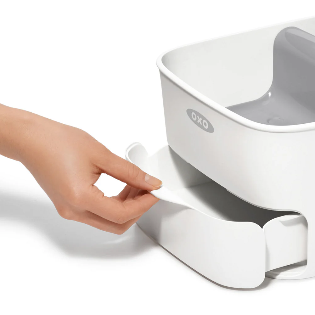 OXO Tot Diaper Caddy with Changing Mat - Grey - Image 10