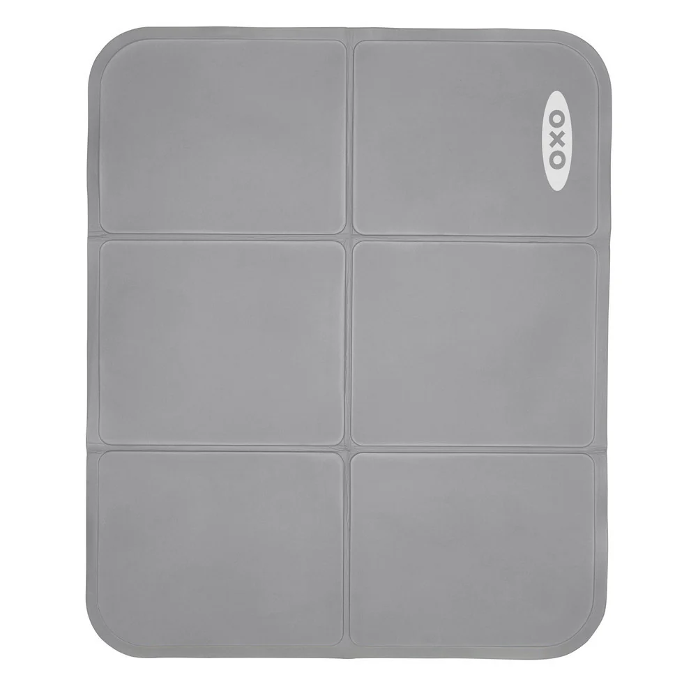 OXO Tot Diaper Caddy with Changing Mat - Grey - Image 6