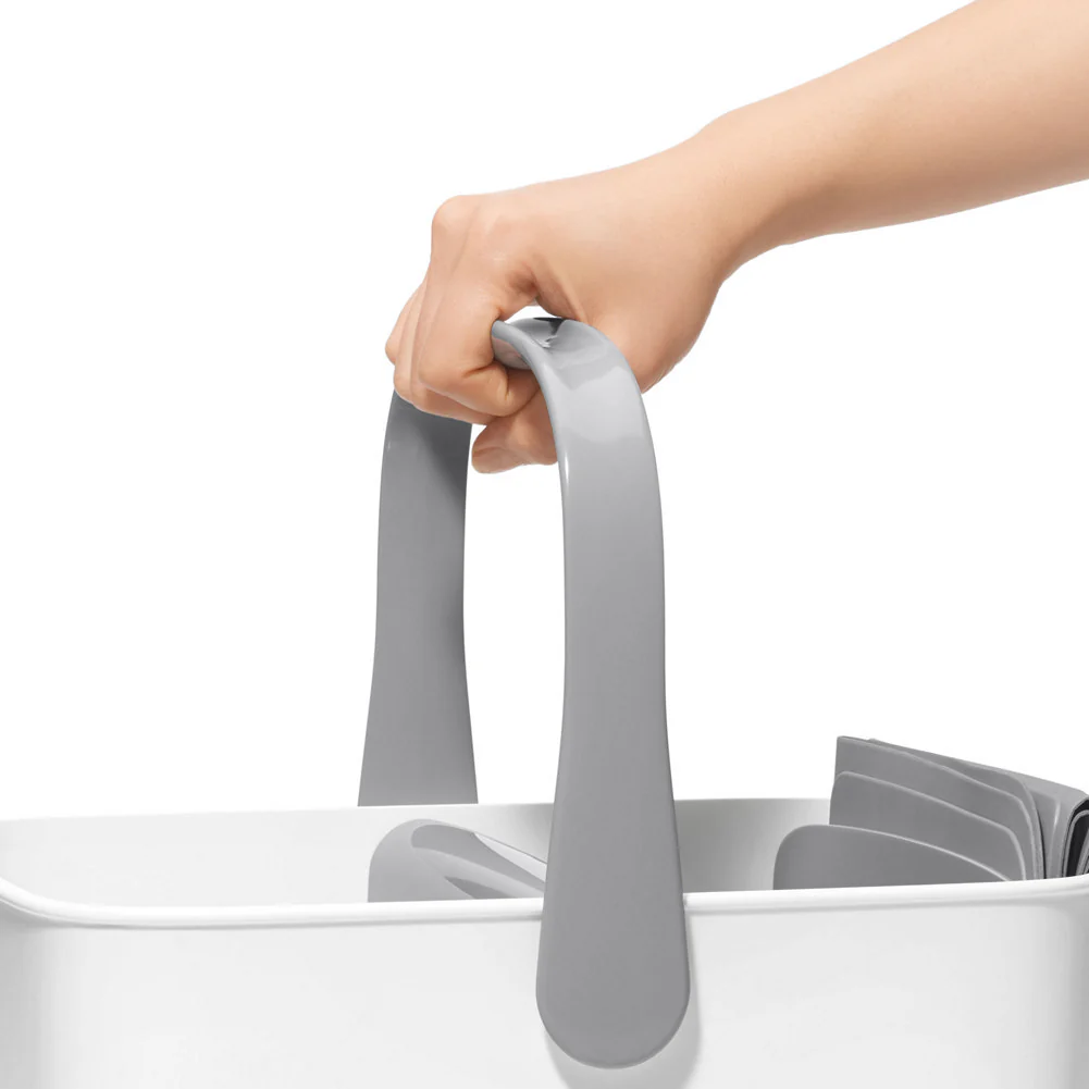 OXO Tot Diaper Caddy with Changing Mat - Grey - Image 9