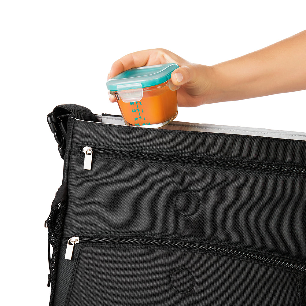 OXO Tot Glass Baby Block 4-Pack Freezer Storage Container 4oz - Teal - Image 5