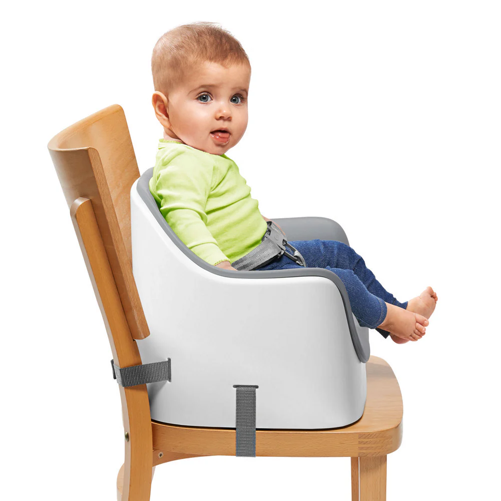 OXO Tot Nest Booster Seat with Removable Cushion - Grey - Image 10