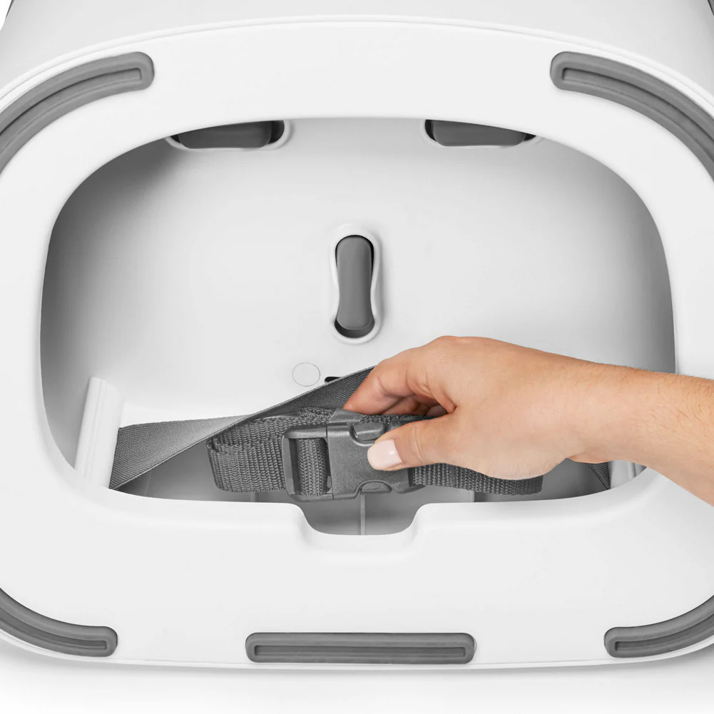OXO Tot Nest Booster Seat with Removable Cushion - Grey - Image 6