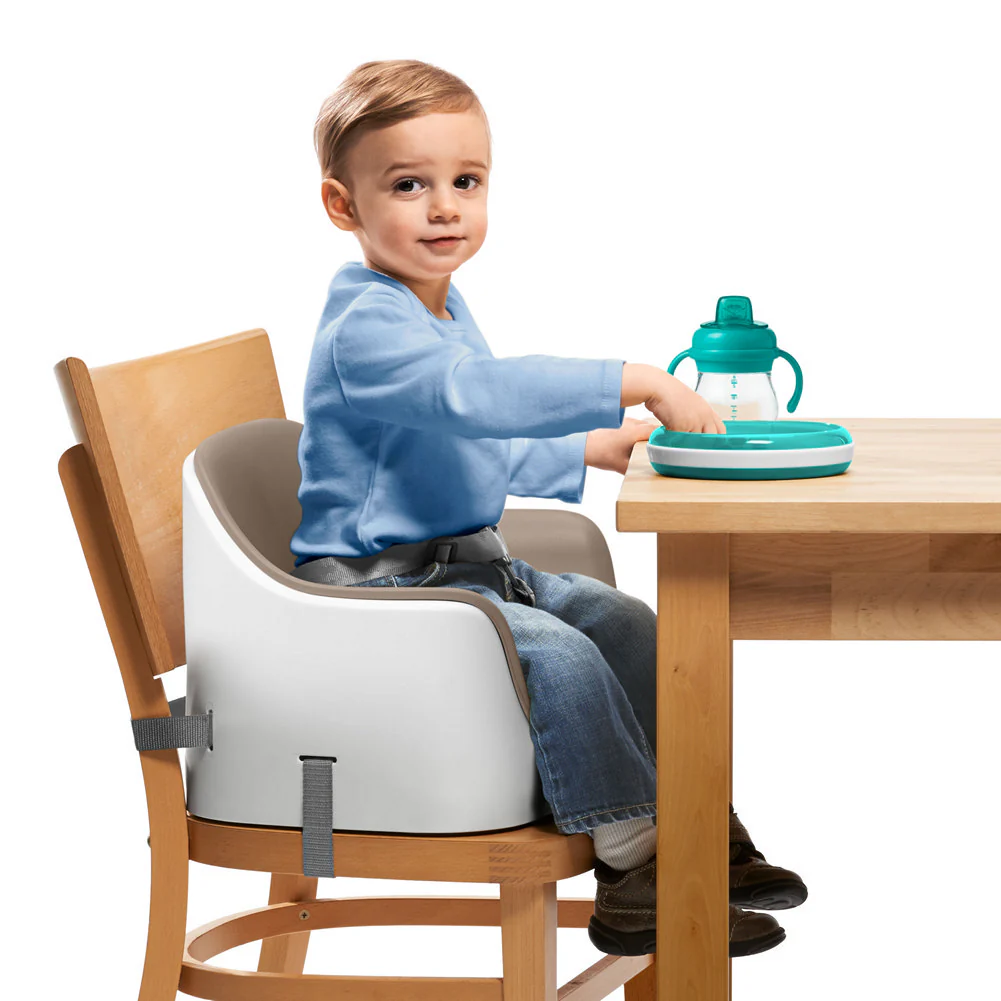 OXO Tot Nest Booster Seat with Removable Cushion - Taupe - Image 9