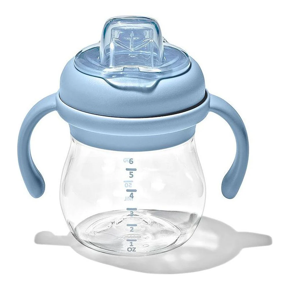OXO Tot Transitions Soft Spout Sippy Cup with Removable Handles (6 oz) - Image 3