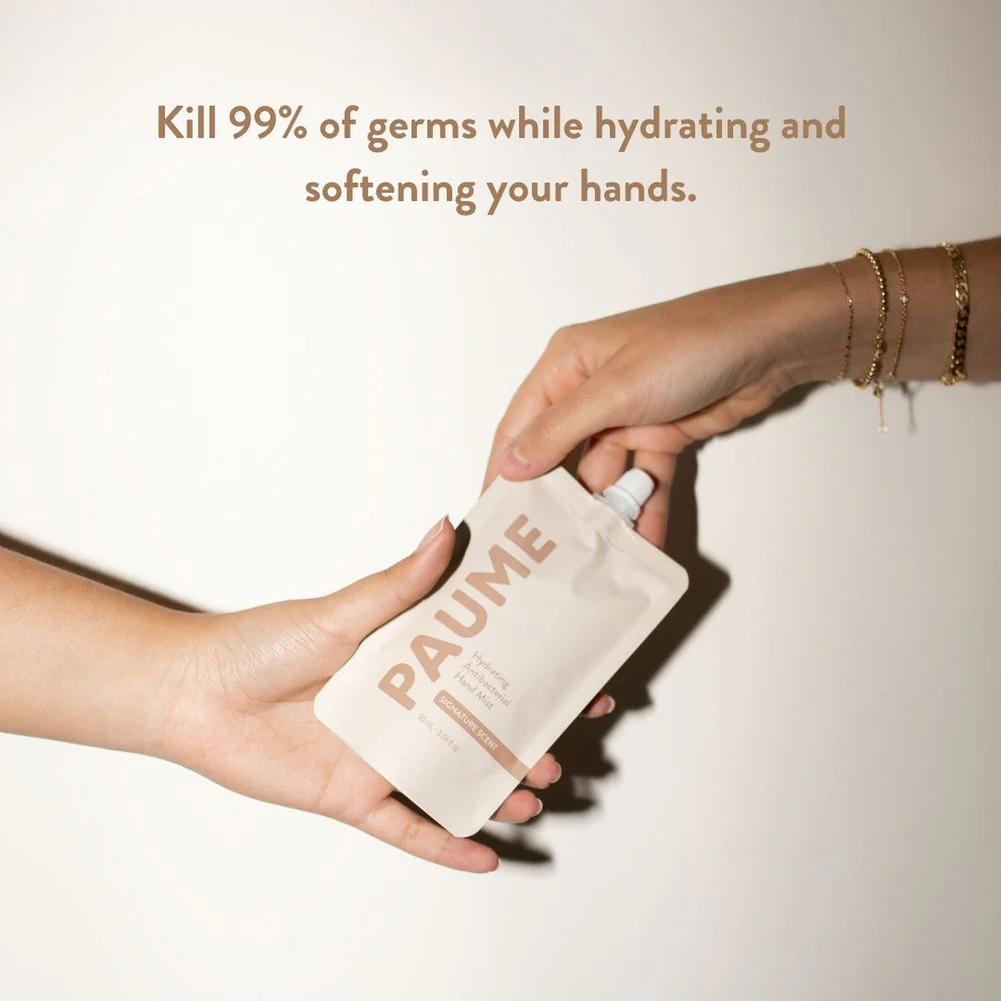 Paume Hydrating Antibacterial Hand Mist Refill Bag (90ml) - Image 2