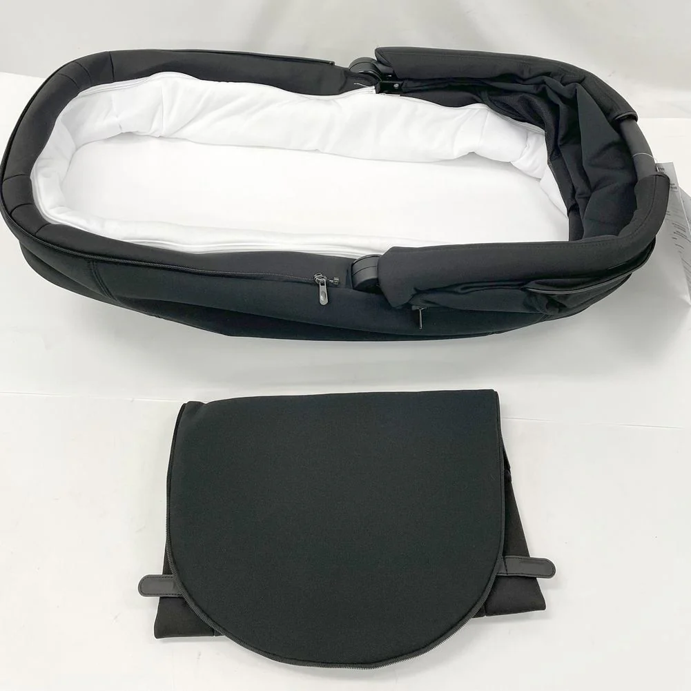 Peg Perego City Loop Pop-Up Bassinet with Stand - True Black (Open Box) - Image 3