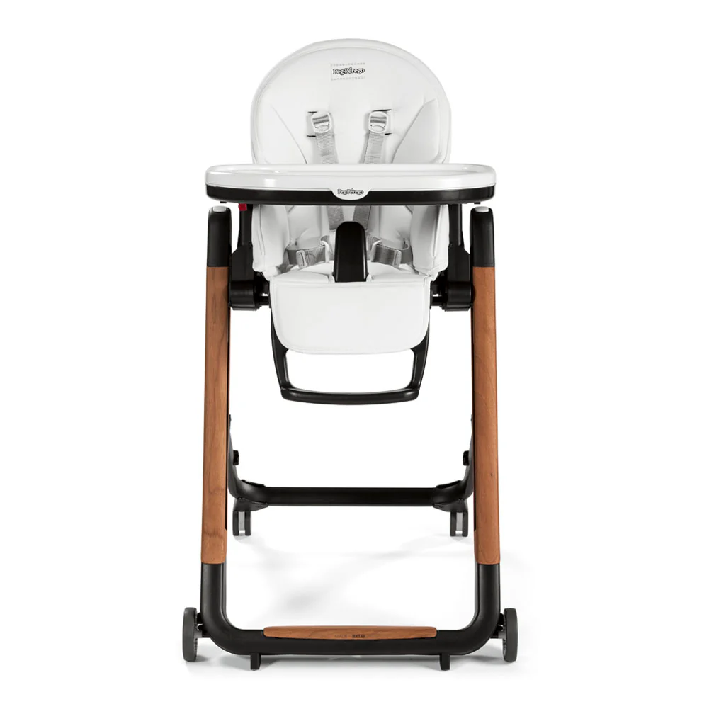 Peg Perego Siesta Ambiance High Chair with Eco Leather/Wood Look - Image 5