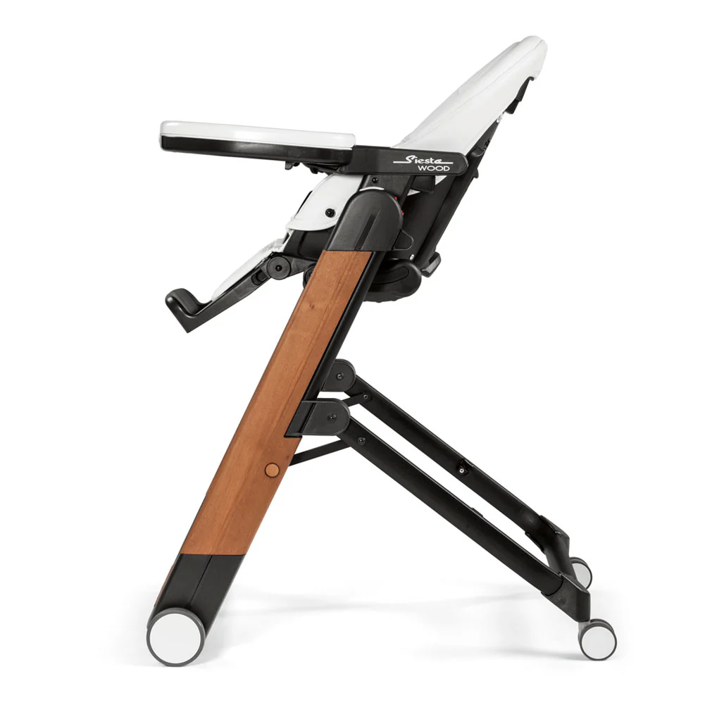 Peg Perego Siesta Ambiance High Chair with Eco Leather/Wood Look - Image 8