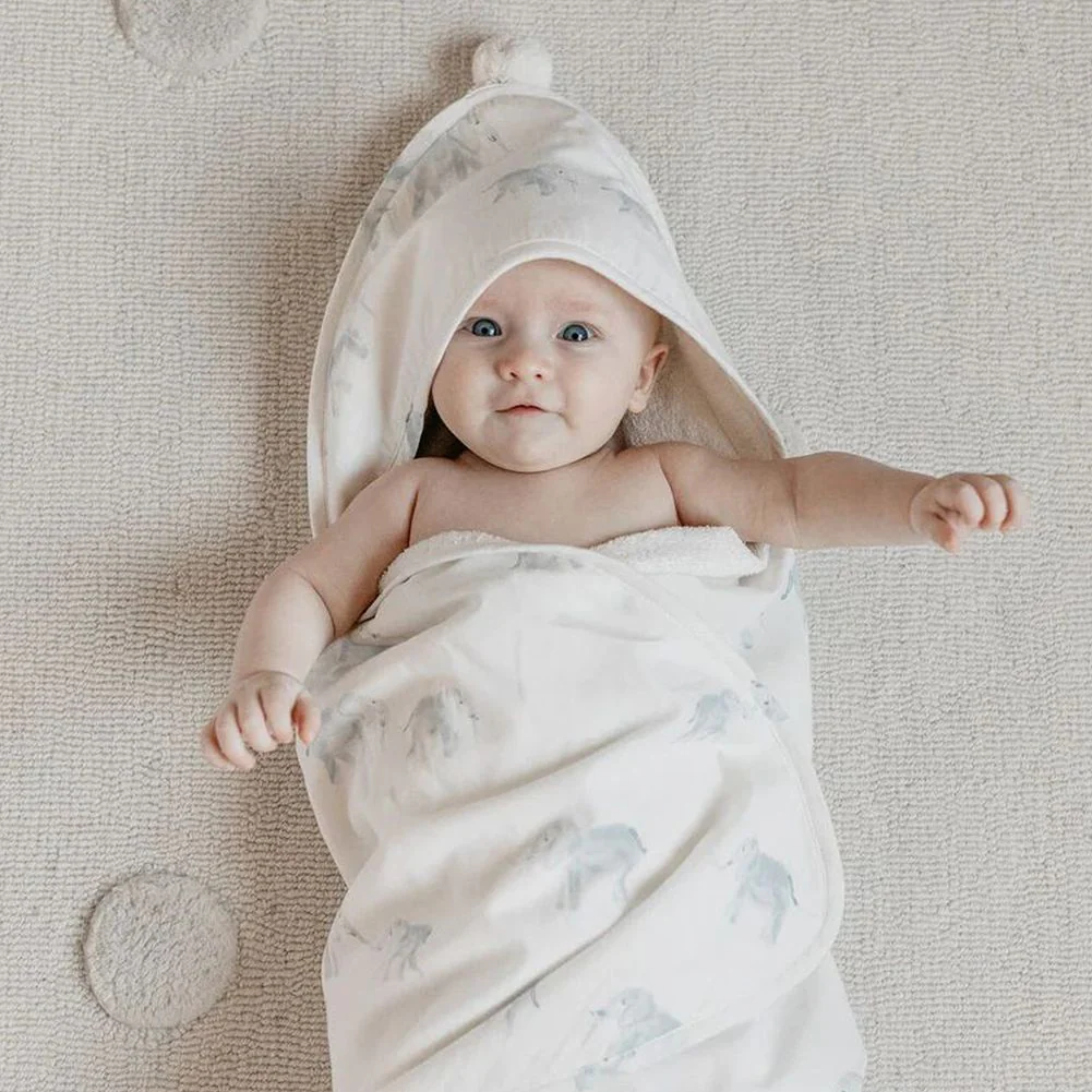 Pehr Follow Me Cotton Hooded Towel - Image 2
