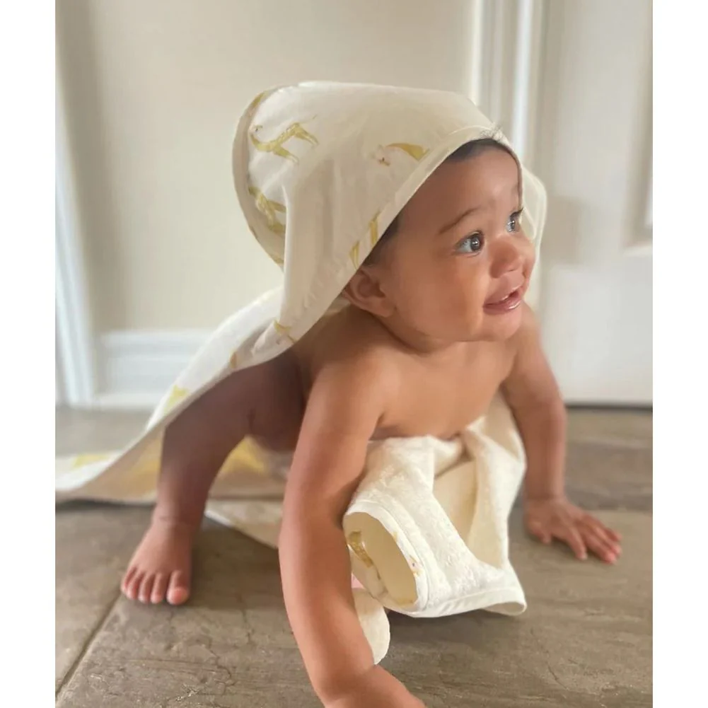 Pehr Follow Me Cotton Hooded Towel - Image 3