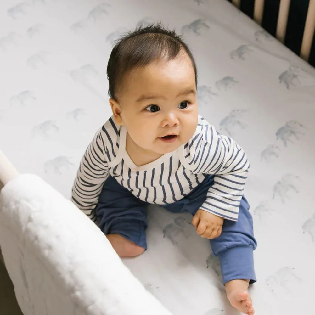 Pehr Follow Me Organic Cotton Crib Sheet - Image 2
