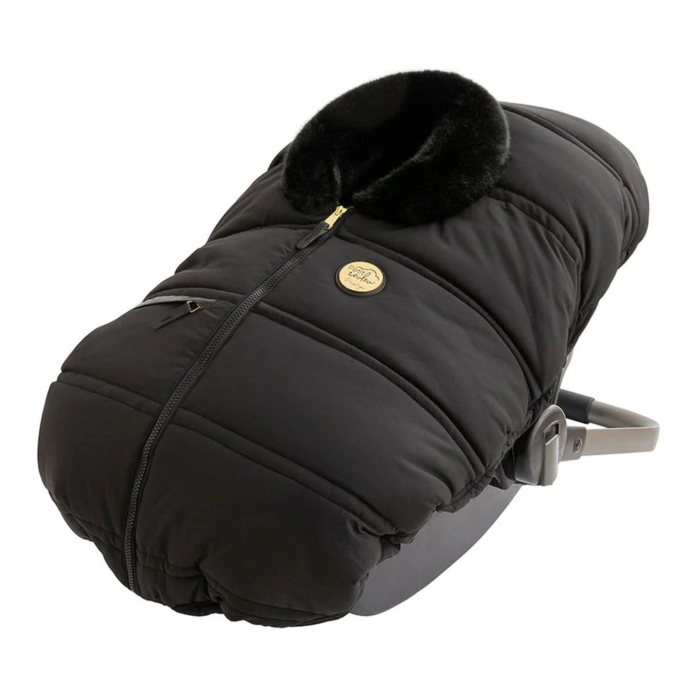 Petit Coulou 3-Season Car Seat Cover and Insulated Backing Deluxe Set - Image 2