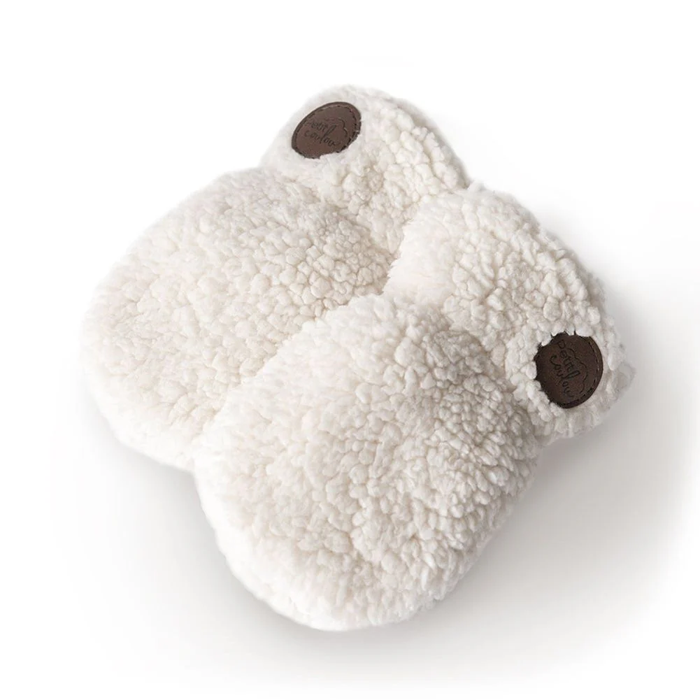 Petit Coulou Sherpa Teddy Bear Baby Gift Box - Cream - Image 3