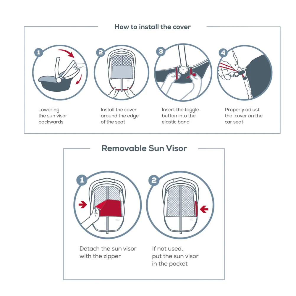 Petit Coulou Summer Cover for Infant Car Seats - Image 13