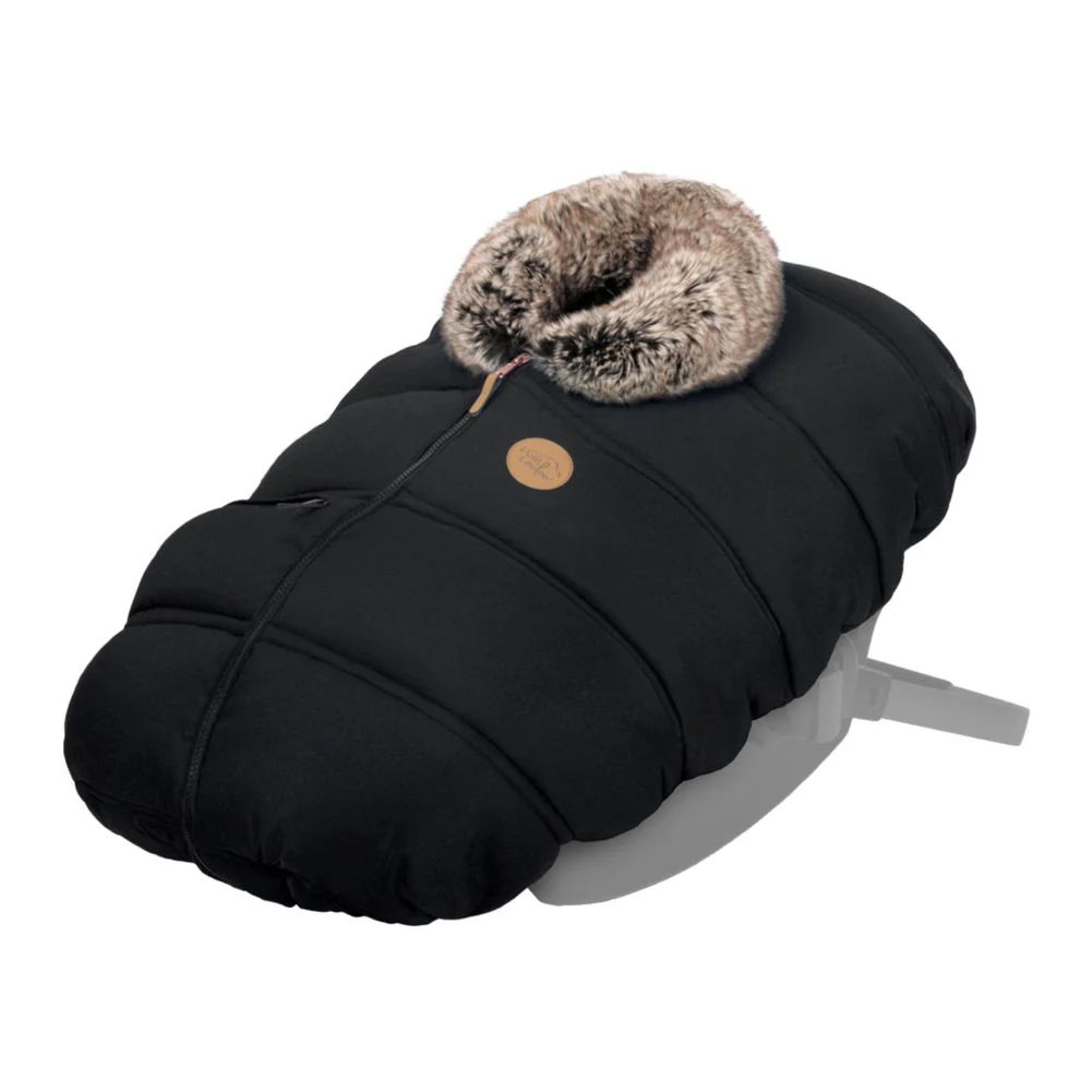 Petit Coulou Winter Cover for Infant Car Seats - Onyx Wolf (Open Box)