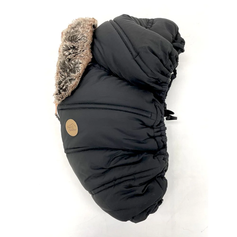 Petit Coulou Winter Cover for Infant Car Seats - Onyx Wolf (Open Box) - Image 5