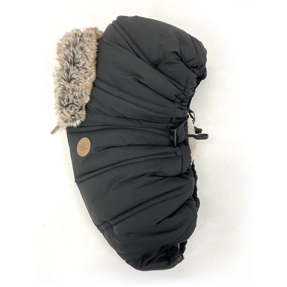 Petit Coulou Winter Cover for Infant Car Seats - Onyx Wolf (Open Box) - Image 5