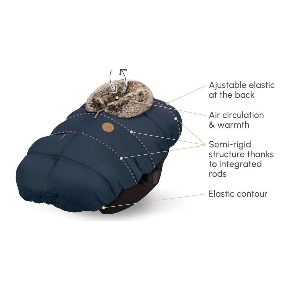 Petit Coulou Wool Collection Winter Cover for Infant Car Seats - Image 5