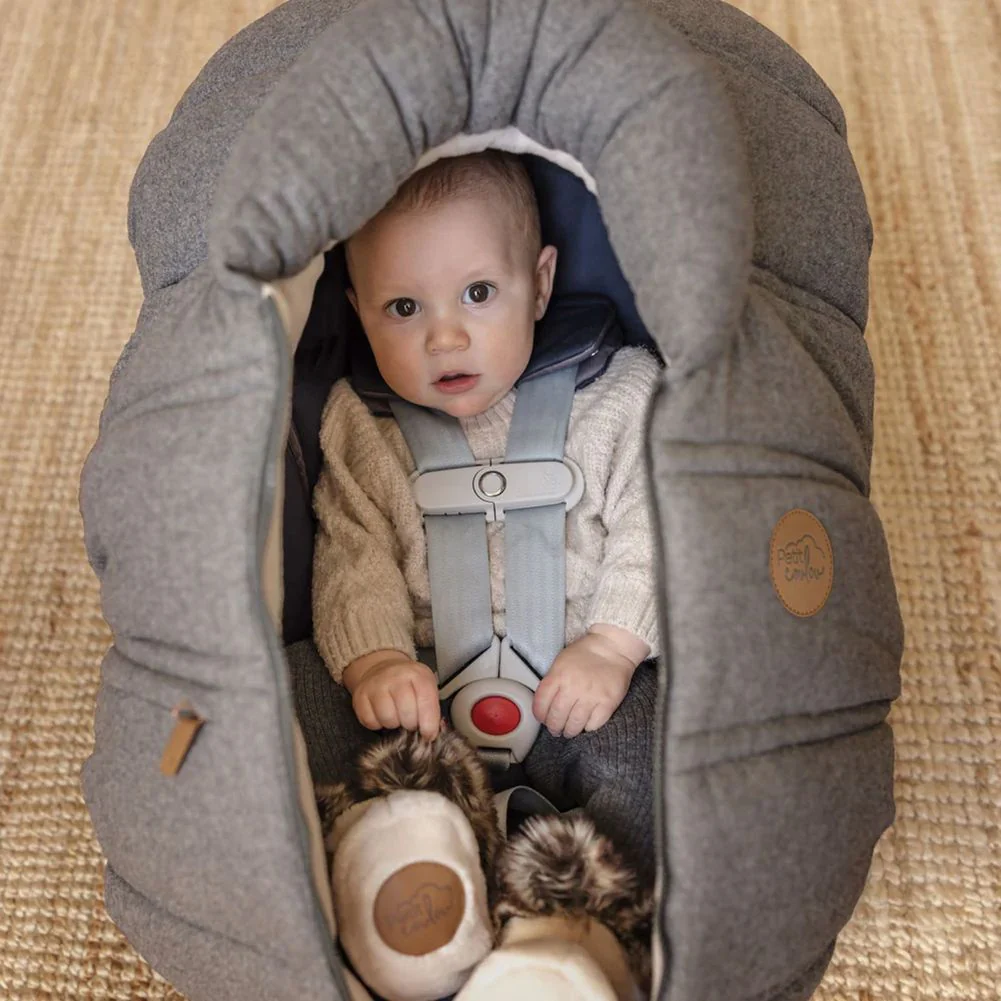 Petit Coulou Wool Collection Winter Cover for Infant Car Seats - Image 8
