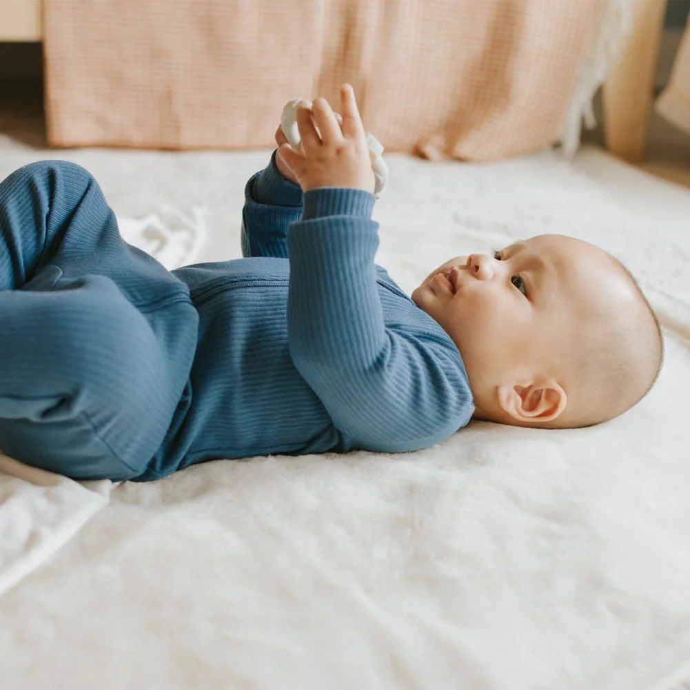 Petit Lem Organic Cotton-Modal Blend Rib Sleeper - Image 2