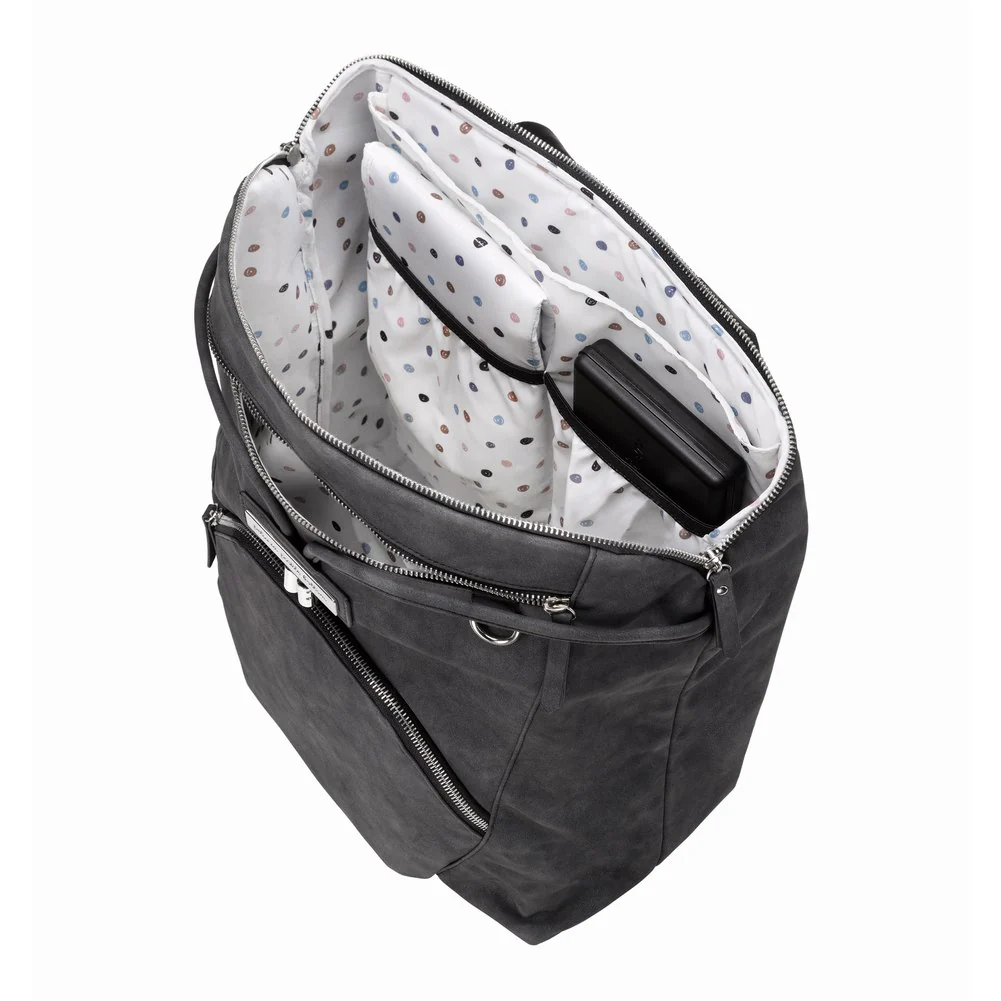 Petunia Pickle Bottom Cinch Convertible Diaper Bag Backpack - Midnight Matte - Image 3