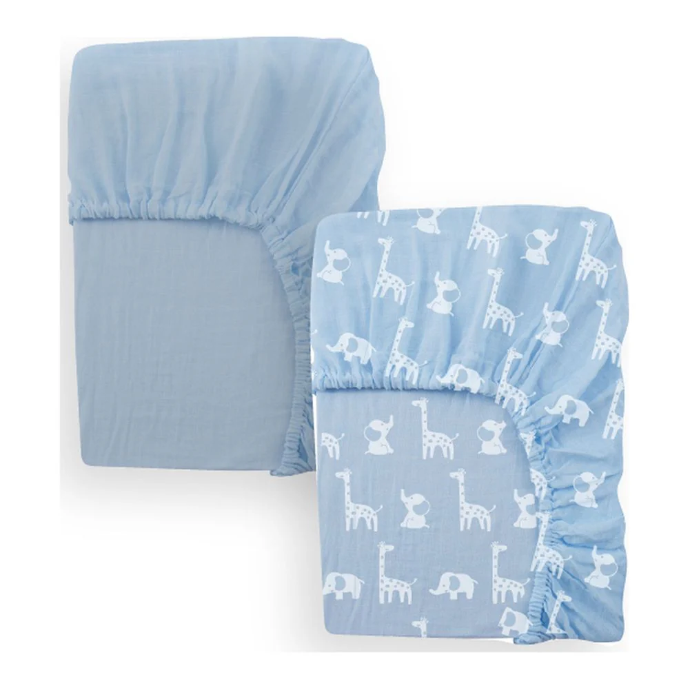 Piccolo Bambino 2-Pack Jersey Crib Sheet - Image 2