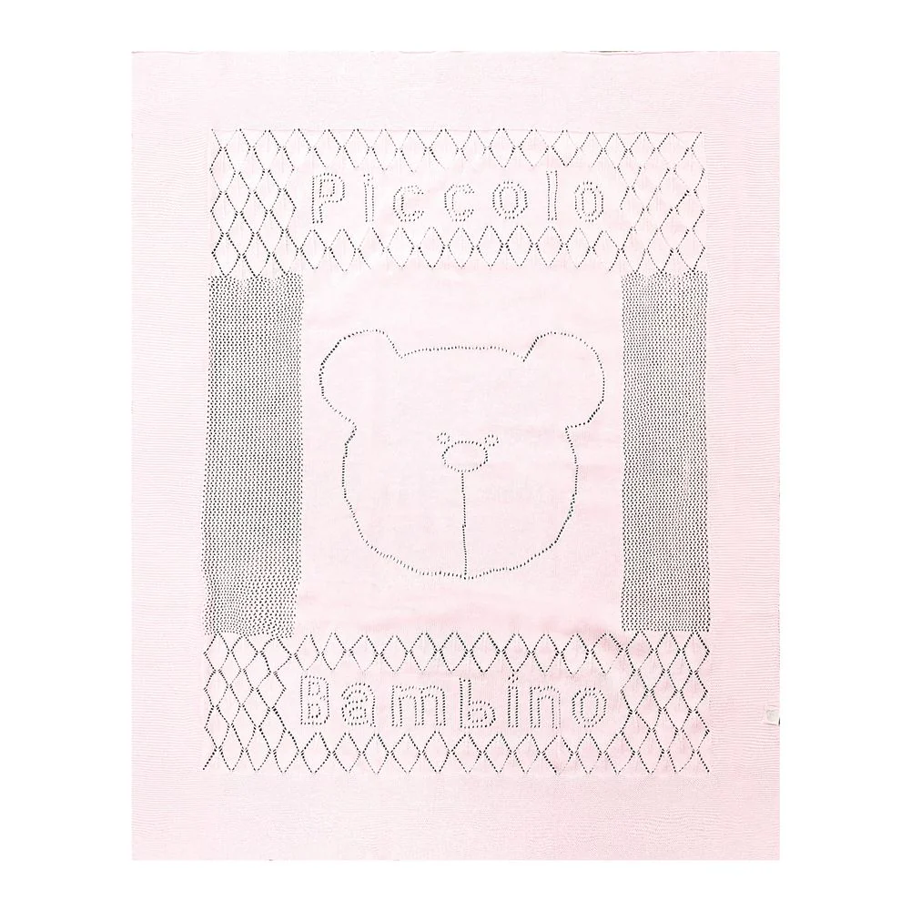 Piccolo Bambino Pointelle Stroller Blanket