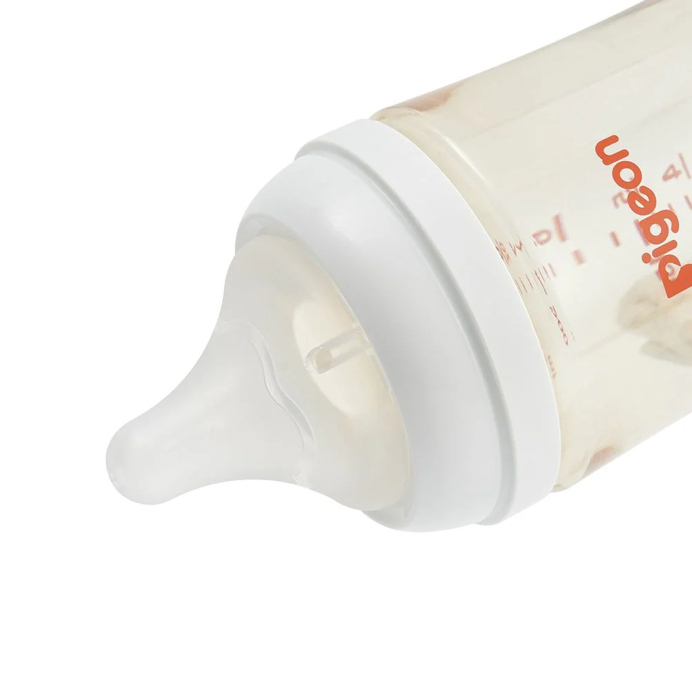 Pigeon 8oz PPSU Baby Bottle with Size M Nipple (3 Months+) - Image 3