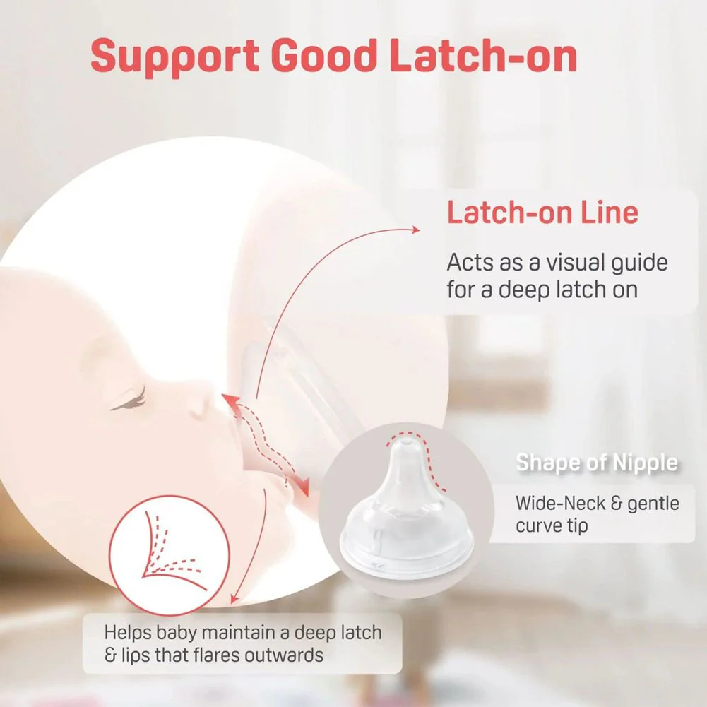 Pigeon 8oz PPSU Baby Bottle with Size M Nipple (3 Months+) - Image 8