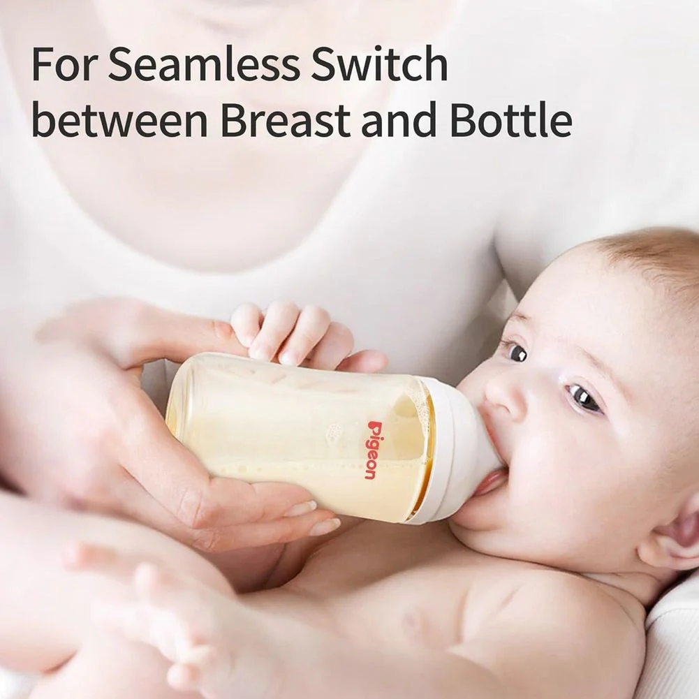 Pigeon 8oz PPSU Baby Bottle with Size M Nipple (3 Months+) - Image 9