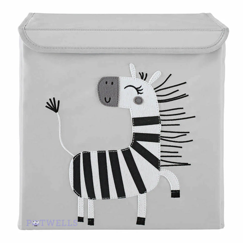 Potwells Storage Box - Zebra