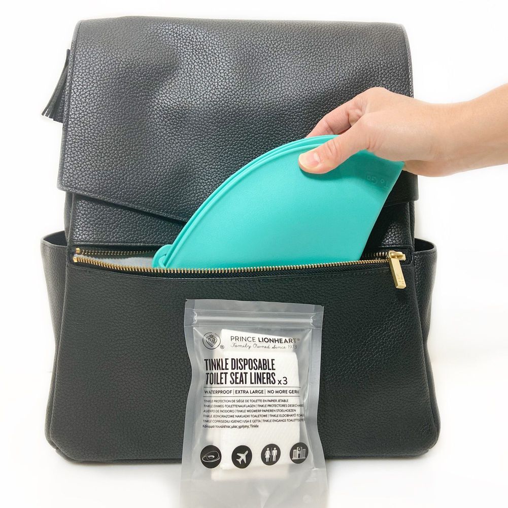 Prince Lionheart Tinkle To Go Folding Travel Potty Seat Trainer - Gumball Green - Image 7