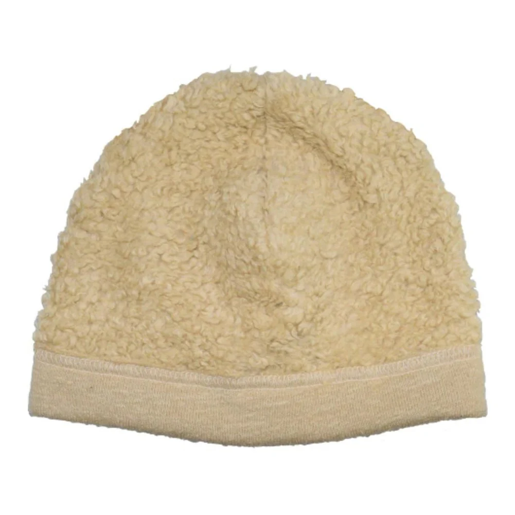 Puffin Gear Organic Cotton Sherpa Beanie - Natural (XXS, 6-12 Months)