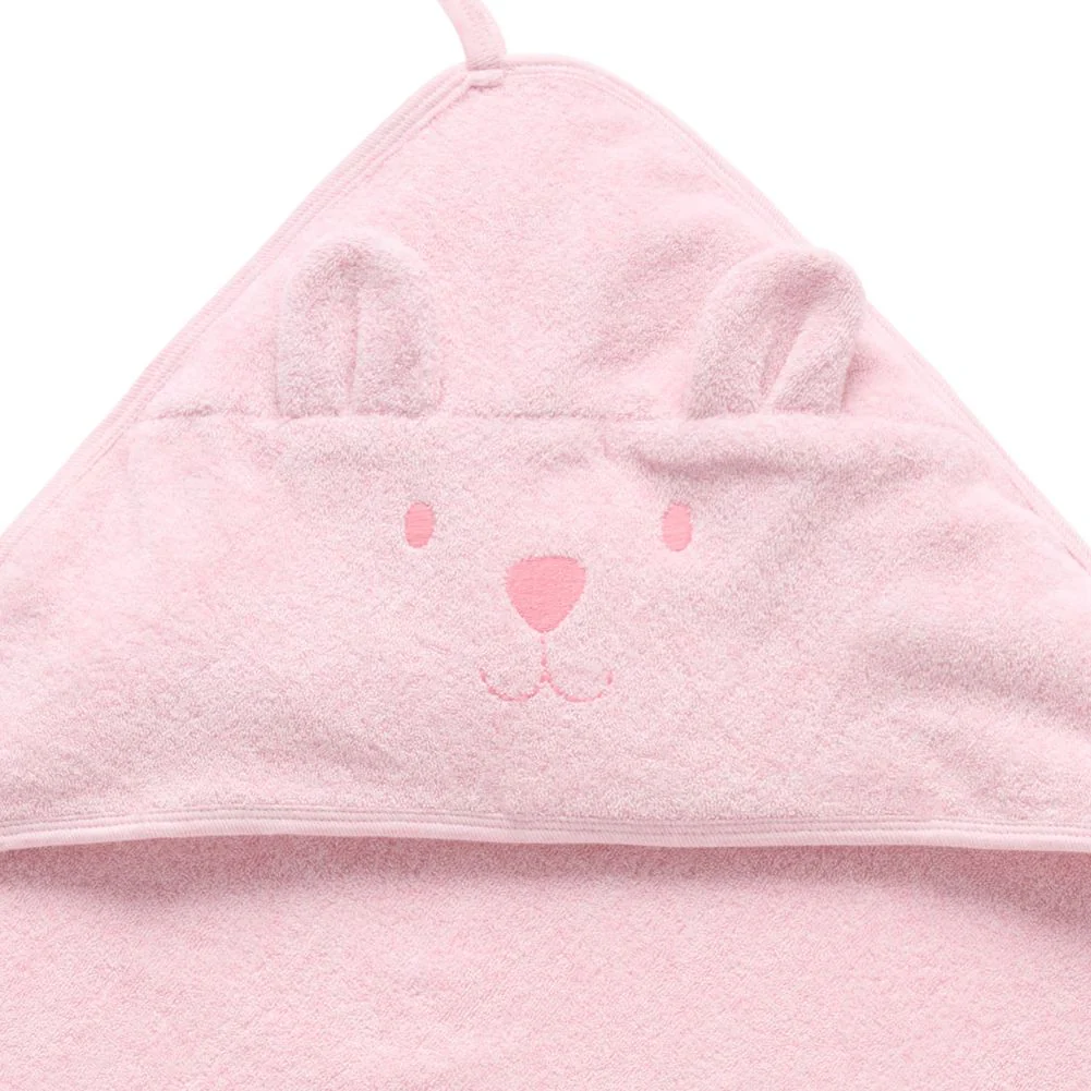Purebaby Organic Cotton Hooded Bear Towel - Image 2