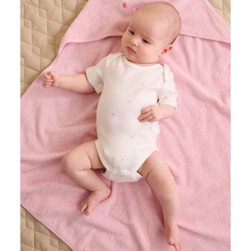 Purebaby Organic Cotton Hooded Bear Towel - Image 3