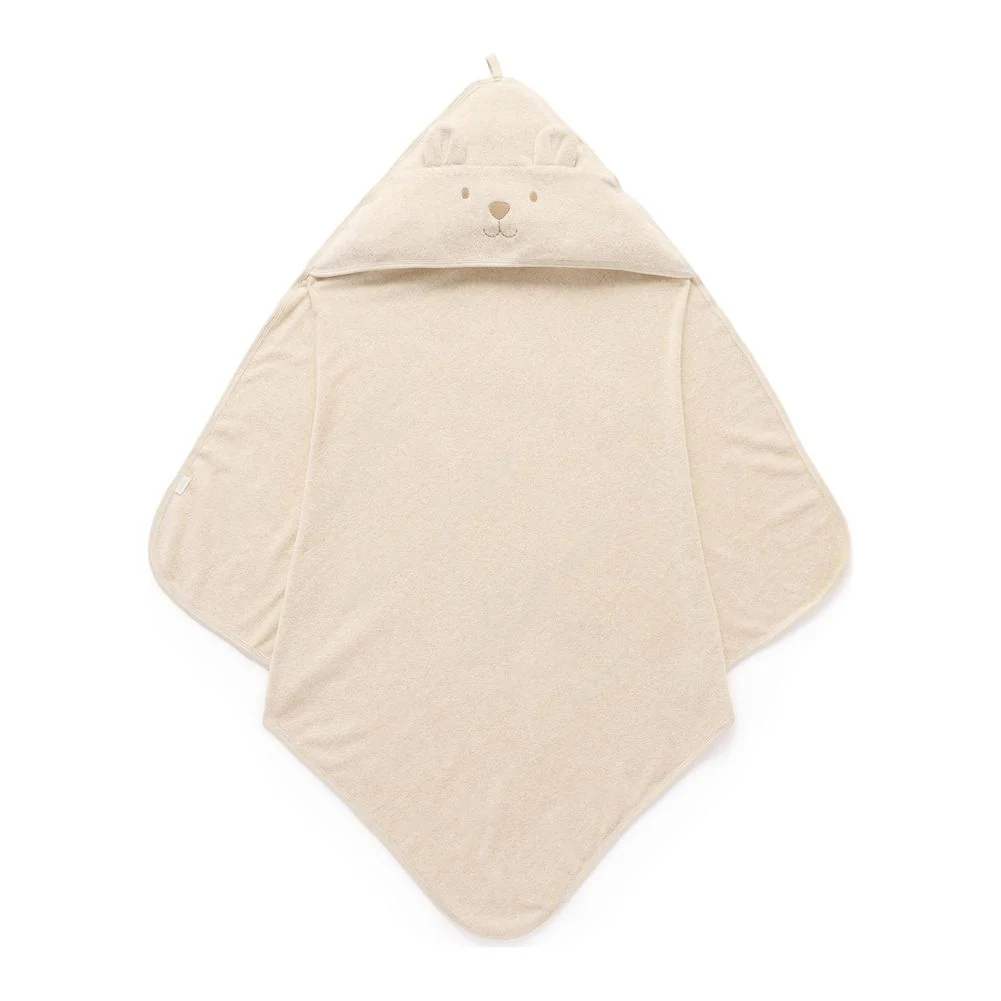 Purebaby Organic Cotton Hooded Bear Towel - Image 5