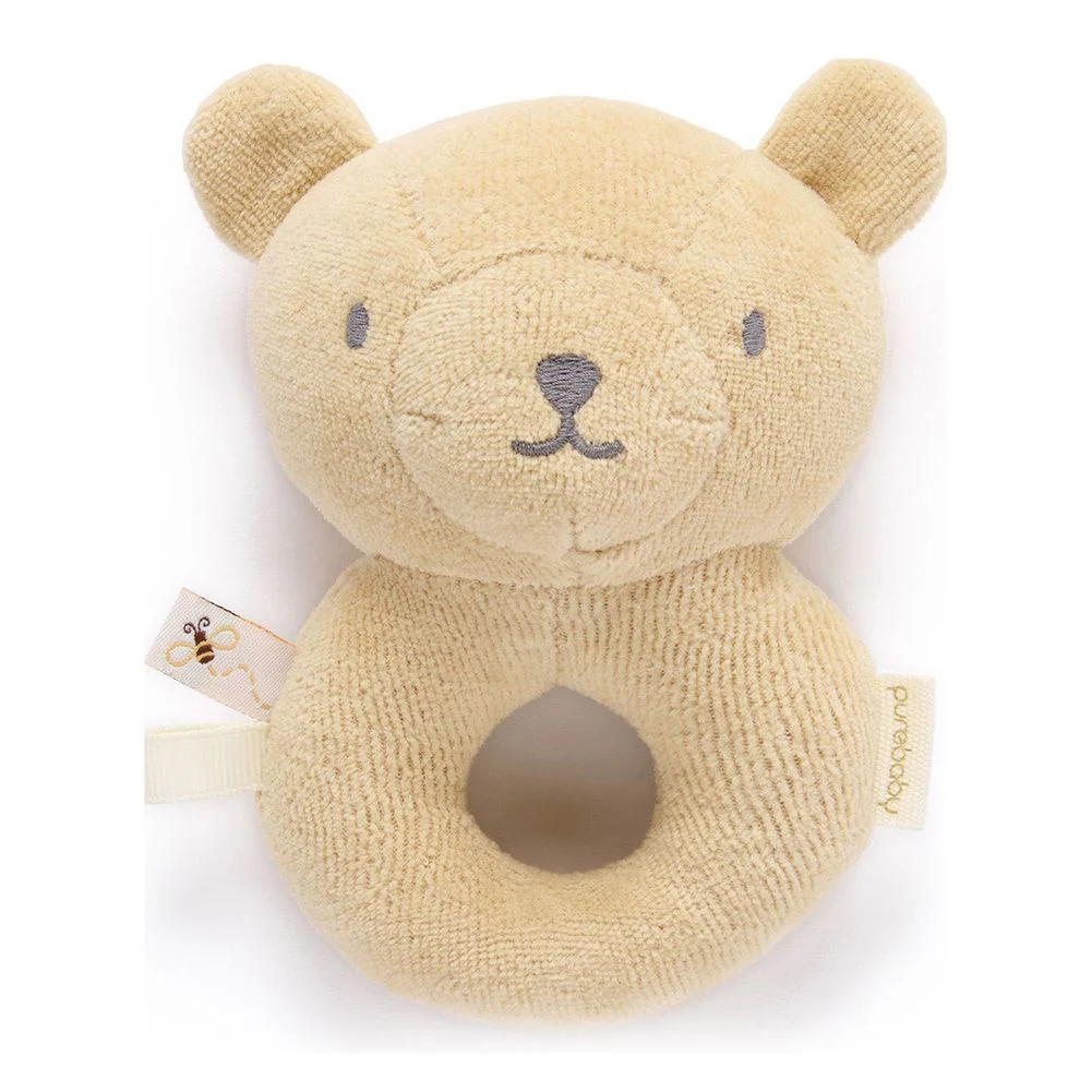 Purebaby Organic Cotton Knitted Rattle