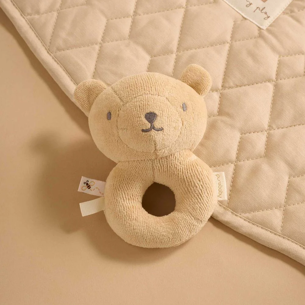 Purebaby Organic Cotton Knitted Rattle - Image 3