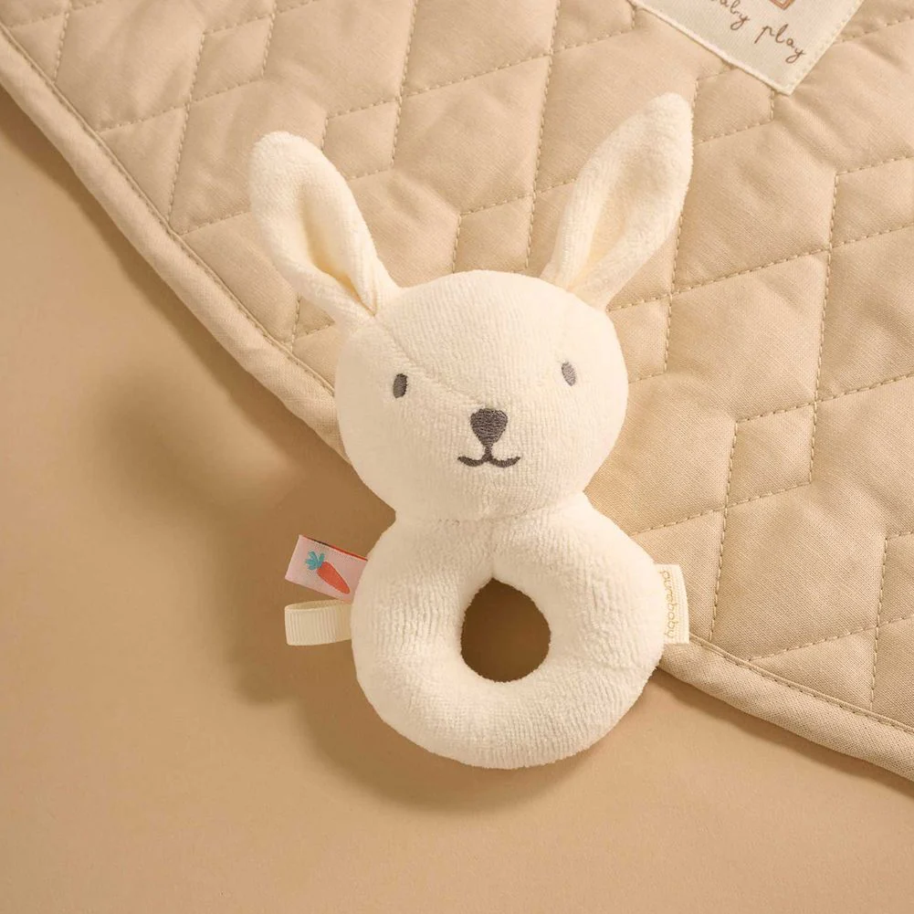 Purebaby Organic Cotton Knitted Rattle - Image 4