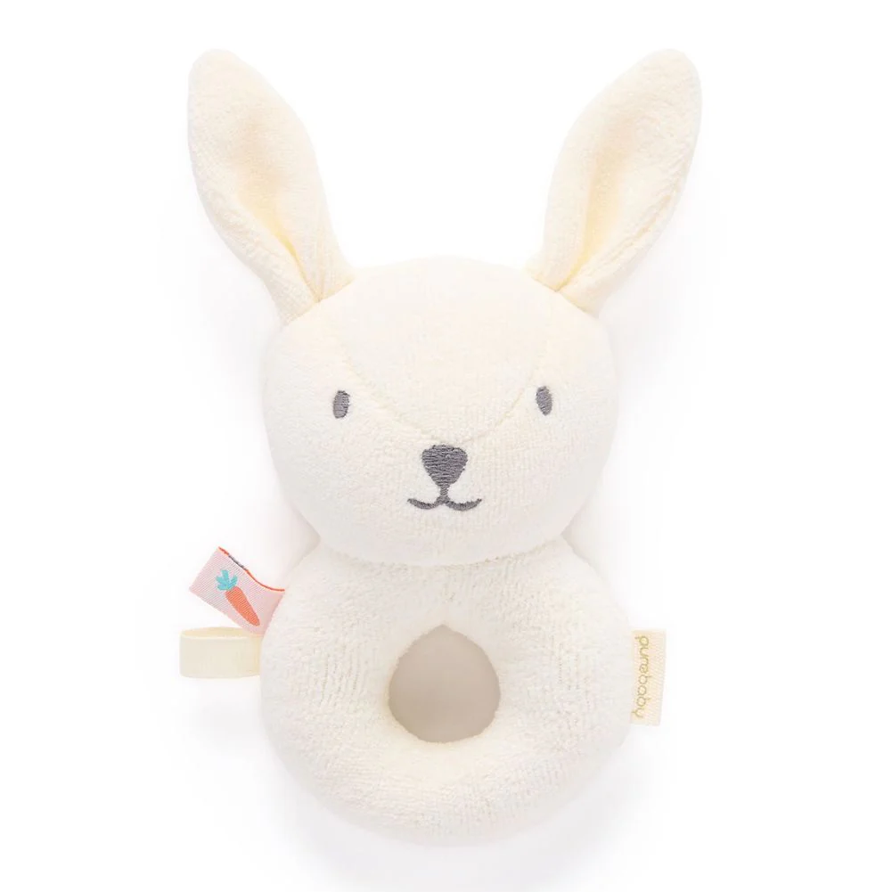 Purebaby Organic Cotton Knitted Rattle - Image 5