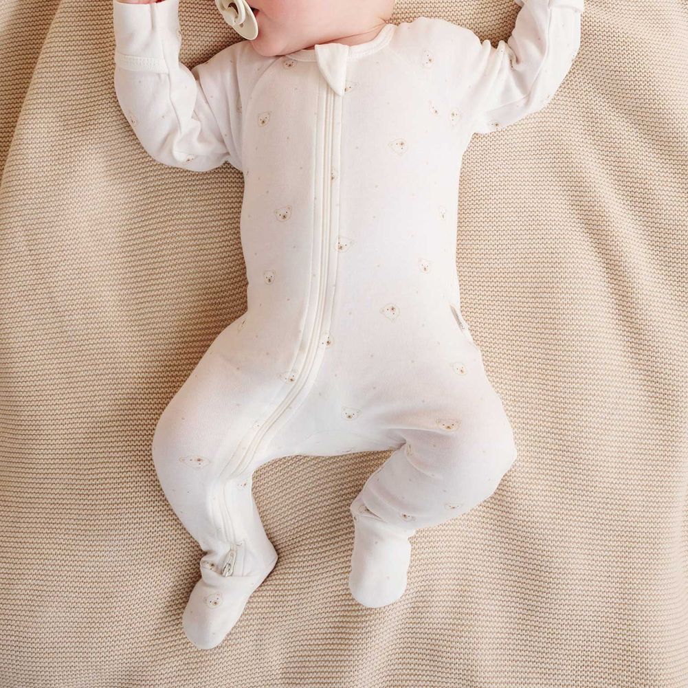 Purebaby Organic Cotton Textured Baby Blanket - Image 4