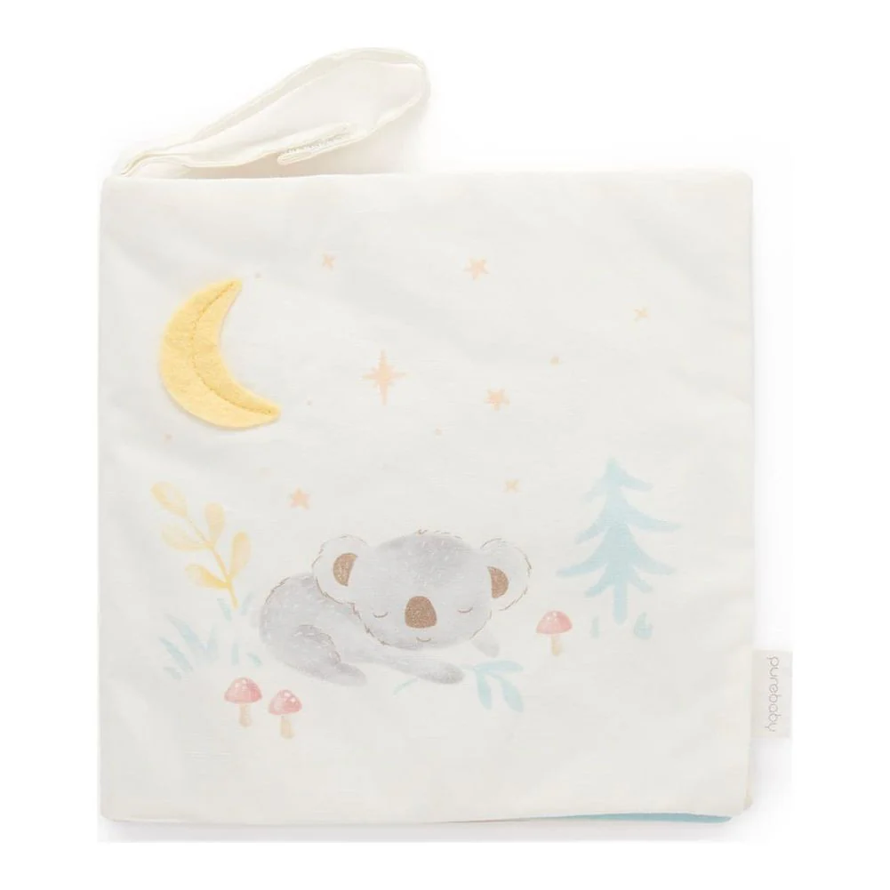 Purebaby Sensory Book Soft Toy - Little Nap