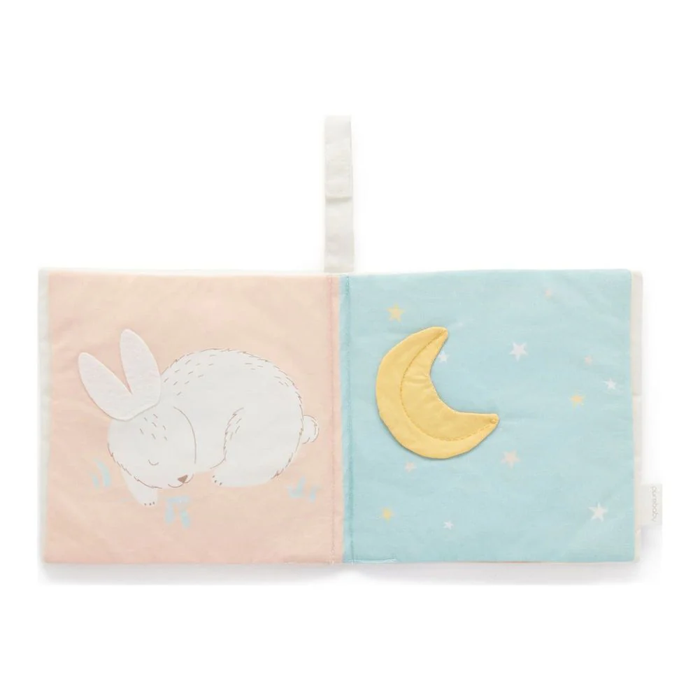 Purebaby Sensory Book Soft Toy - Little Nap - Image 2