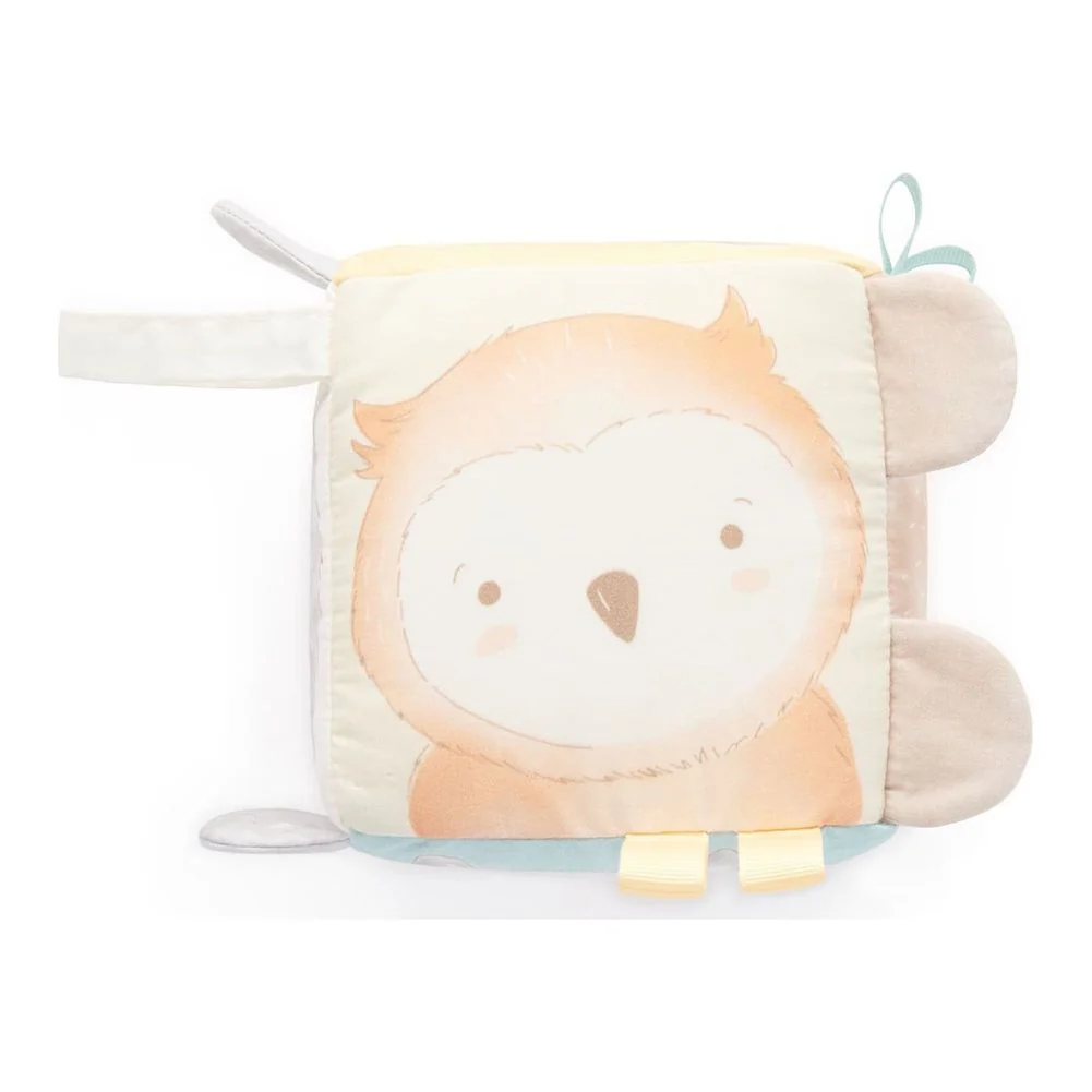 Purebaby Sensory Cube Soft Activity Toy - Little Faces - Image 2