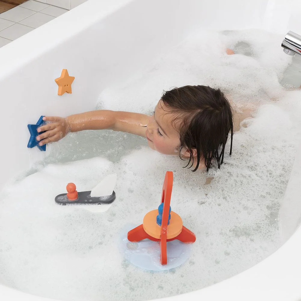 Quut Bath Puzzle Friends Toy - To the Moon and Back - Image 5