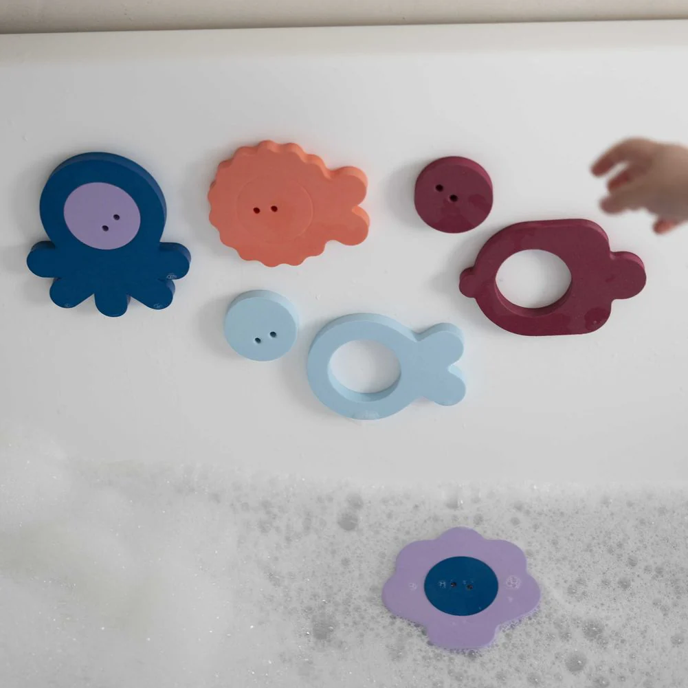 Quut Bath Puzzle Toy - Seaside - Image 4