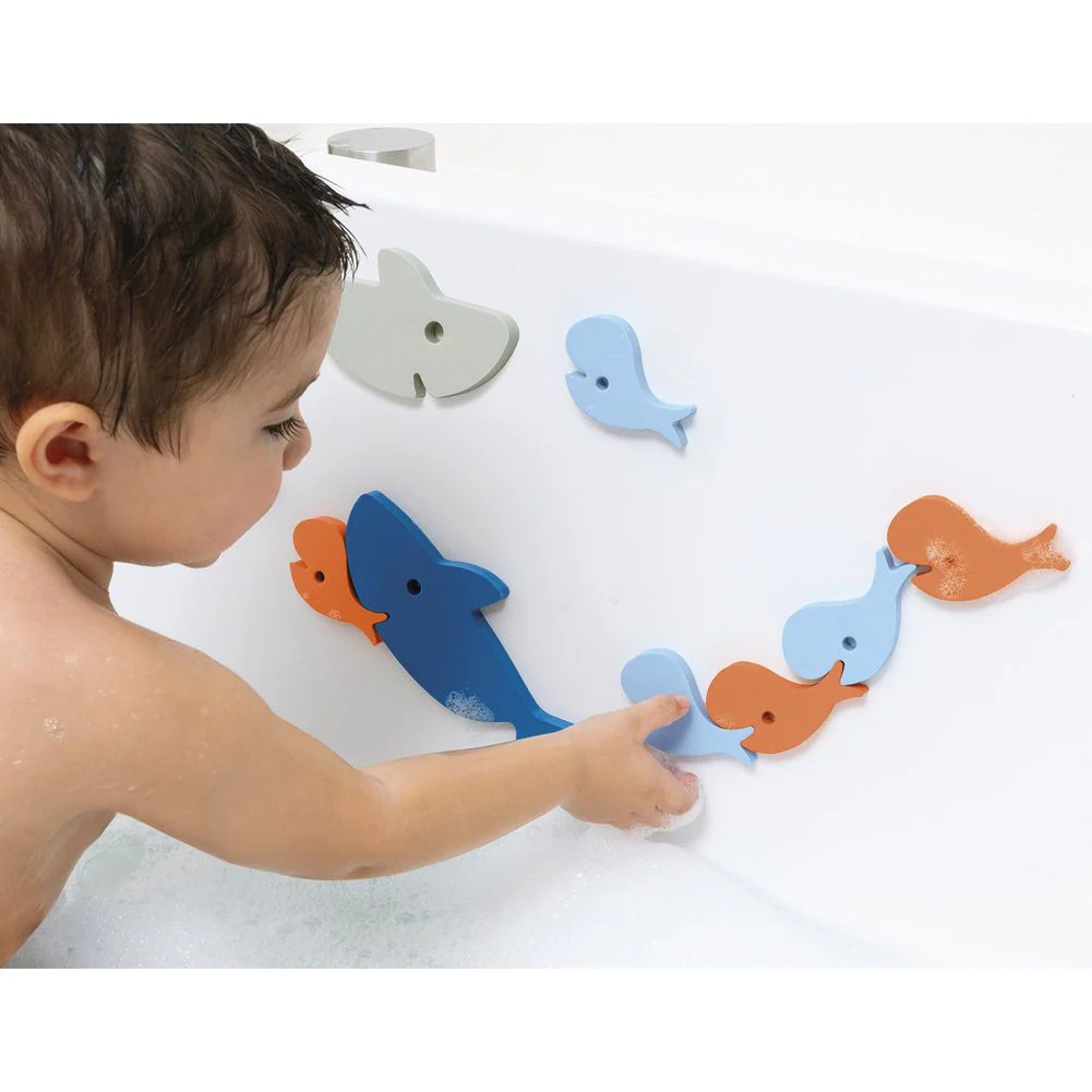 Quut Bath Puzzle Toy - Shark - Image 4